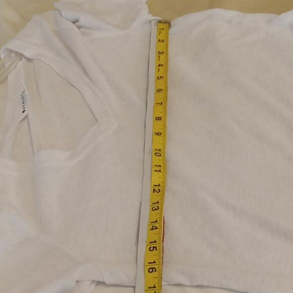 Athleta Women's Size S/P White Breezy Scoop V-Neck T-Shirt. Athleisure - Picture 7 of 9